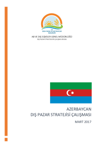 azerbaycan dış pazar stratejisi çalışması
