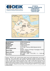 etyopya federal demokrat k cumhur yet ülke bülten