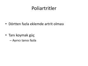 Poliartritler