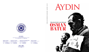osman batur - İstanbul Aydın Üniversitesi:: Uygulama Dergileri