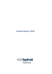 Faaliyet Raporu 2016