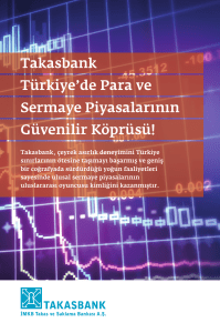 Takasbank Türkiye`de Para ve Sermaye Piyasalarının Güvenilir