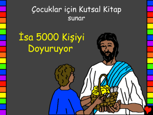 Jesus Feeds 5000 People Turkish PDA