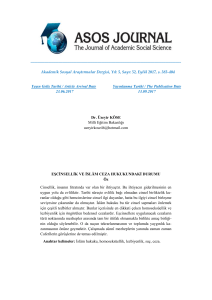 5, Sayı - The Journal of Academic Social Science