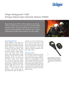 Dräger Bodyguard® 1500 Entegre Kişisel Uyarı Güvenlik Sistemi