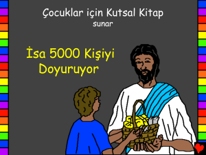 Jesus Feeds 5000 People Turkish