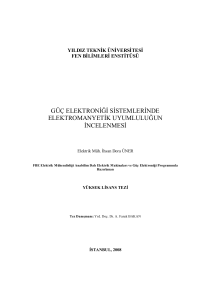 güç elektroniği sistemlerinde elektromanyetik uyumluluğun