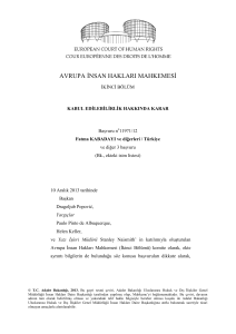 avrupa ġnsan hakları mahkemesġ