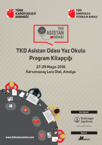 TKD Asistan Odası Yaz Okulu Program Kitapçığı