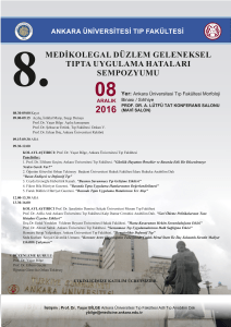 TIPTA UYGULAMA HATALARI.cdr - Ankara Üniversitesi Tıp Fakültesi