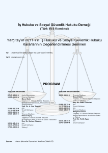 Yargıtay`ın 2011 Yılı İş Hukuku ve Sosyal Güvenlik Hukuku