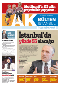 yüzde 55 alacağız - AK Parti İstanbul