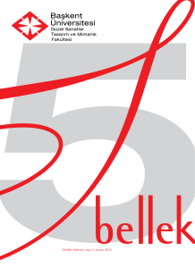 bellek 5. sayı - Güzel Sanatlar, Tasarım ve Mimarlık Fakültesi