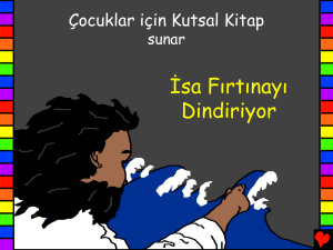 Jesus Stills the Stormy Sea Turkish PDA
