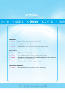 integral ünite 4. ünite 4. ünite 4. ünite 4. ünit