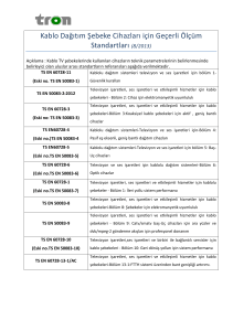 Kablo Dağıtım Şebeke Cihazları için Geçerli Ölçüm Standartları (8