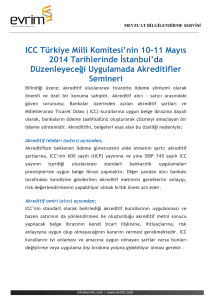 ICC Türkiye Milli Komitesi`nin 10
