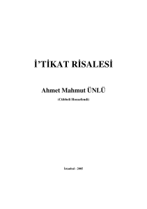 İtikat Risalesi