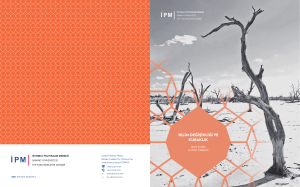 iklim değişikliği ve kuraklık - İstanbul Politikalar Merkezi