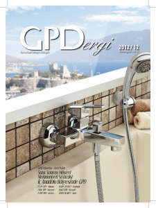 İç Anadolu Bölgesi`nde GPD - GPD Banyo ve Mutfak Armatürleri
