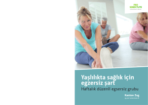 Yaşlılıkta sağlık için egzersiz şart
