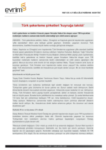 Türk şekerleme şirketleri `kuyruğa takıldı`
