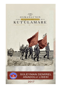 unutulan zafer kut`ül amare - Süleyman Demirel Anadolu Lisesi