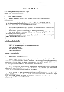 I. MiLOZ nedir ve ne igin kullan r? 3. MiLoZ nas kullan r?