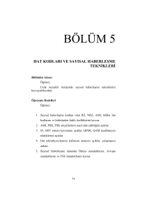 5.Bölüm - Hat Kodları ve Sayısal Haberleşme Teknikleri