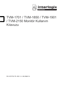 TVM-1701 / TVM-1850 / TVM-1901 / TVM