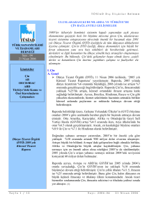 04 21 Nisan 2006 İçindekiler Çin AB OECD/BIAC ABD Türkiye`deki