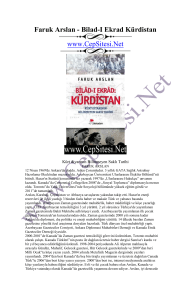 Faruk Arslan - Bilad-I Ekrad Kürdistan www.CepSitesi.Net
