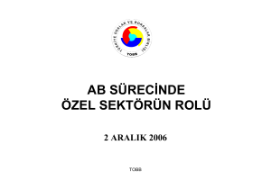 tobb-ab çalışmaları