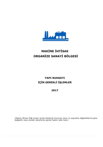 MAKİNE İHTİSAS ORGANİZE SANAYİ BÖLGESİ