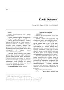 Koroid Osteomu - Retina