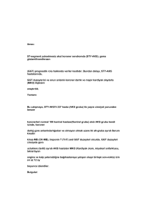 Amac: ST-segment yukselmesiz akut koroner sendromda (STY