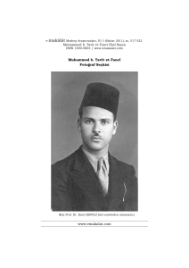 Tam Metin PDF - e-Makalat Mezhep Araştırmaları Dergisi