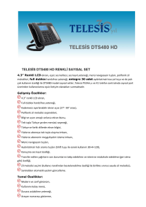 telesis dts480 hd renkli sayısal set