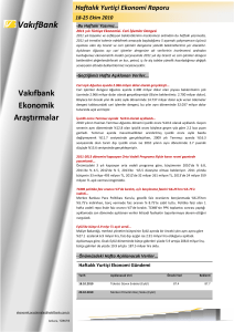 VakıfBank Vakıfbank Ekonomik Araştırmalar