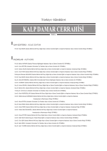 kalp damar cerrahisi