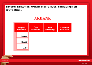 akbank - turklider.org |:. Tecrübeleriniz Toprak Olmasın