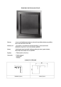 dağıtıcı menfezler (supply grılle)