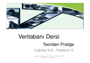 Veritabanı Dersi