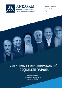 2017 iran cumhurbaşkanlığı seçimleri raporu