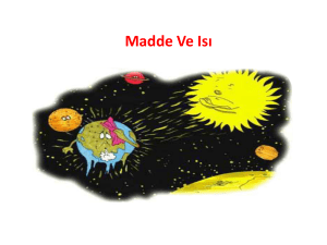 Madde Ve Isı - WordPress.com
