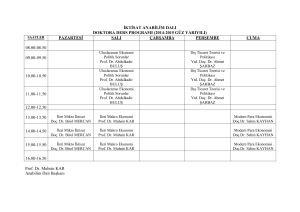 iktisat anabilim dalı doktora ders programı (2014