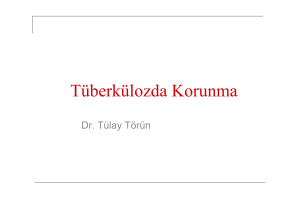 Tüberkülozda Korunma