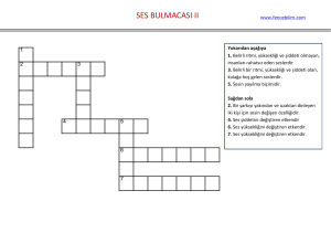 ses bulmacası ıı