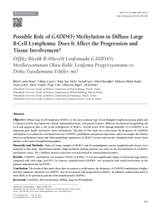 Possible Role of GADD45γ Methylation in Diffuse