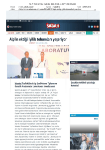 ALP´IN EKTIGI IYILIK TOHUMLARI YESERIYOR